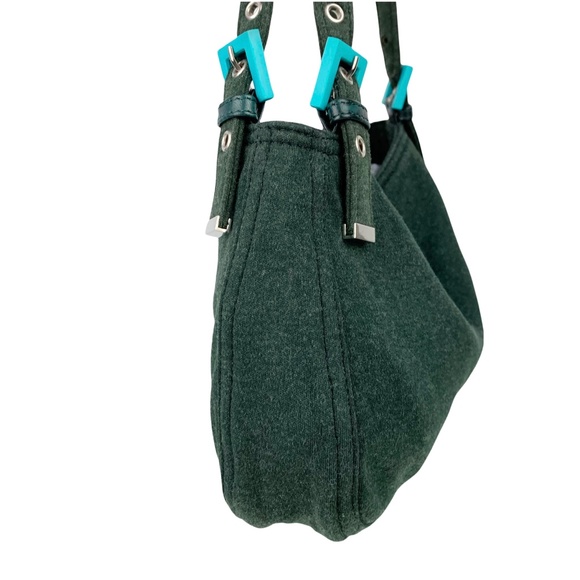 FENDI Wool Baguette Shoulder Bag - Picture 6 of 13